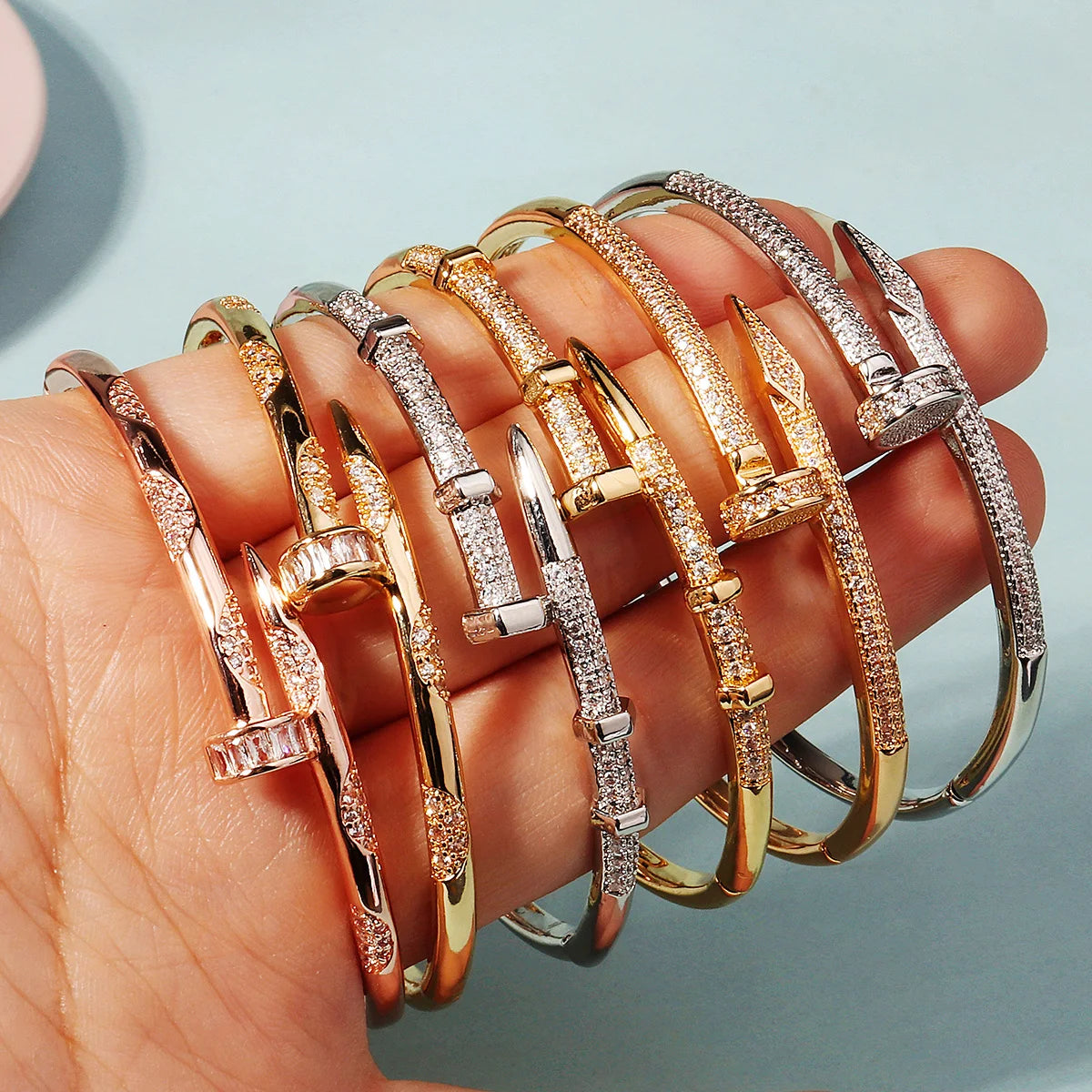 Efily Bridal Trendy Stainless Steel Classic Woman's Bracelet